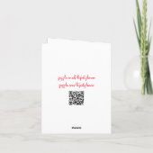 kerstkaart - Scandinavische kerstboomkunst Feestdagen Kaart (Achterkant)