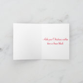 kerstkaart - Scandinavische kerstboomkunst Feestdagen Kaart (Binnen)