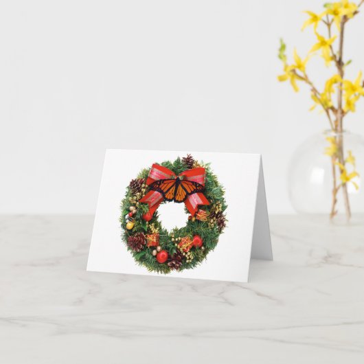 Kerstkaart, schitterend kaart (Gele Bloem)