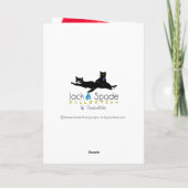 Kerstkaart-Scrappy Jackson Spade Feestdagen Kaart (Achterkant)