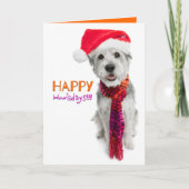 Kerstkaart-Scrappy Jackson Spade Feestdagen Kaart (Voorkant)