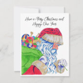 Kerstkaart Sinterklaas (Voorkant)