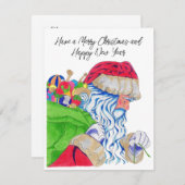 Kerstkaart Sinterklaas (Voorkant / Achterkant)