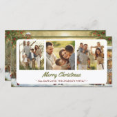 Kerstkaart Sneeuwig Dorp 3 Foto's (Voorkant / Achterkant)