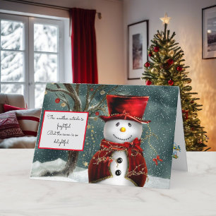 Kerstkaart Sneeuwman Covid Geen Plaats Om Naar Toe Feestdagen Kaart