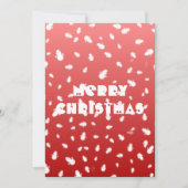 kerstkaart Snowman Flat Card (Voorkant)