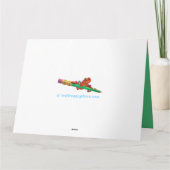 Kerstkaart, snowmen, douanenaam. kaart (Achterkant)