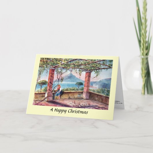 kerstkaart - Sorrento, Italië Feestdagen Kaart (Voorkant)