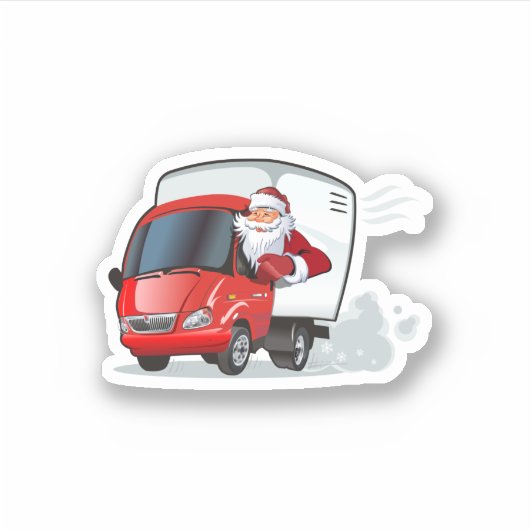 kerstkaart sticker (Voorkant)