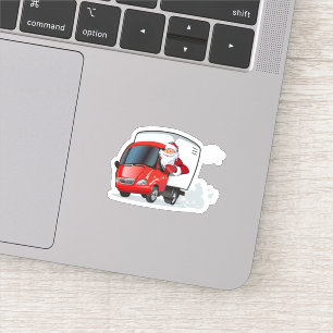 kerstkaart sticker