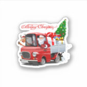kerstkaart sticker (Voorkant)