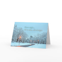 Kerstkaart - Stille Nacht - met beschrijving