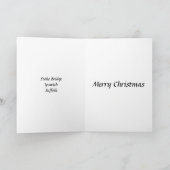 kerstkaart - Stoke Bridge, Ipswich, Suffolk Feestdagen Kaart (Binnen)