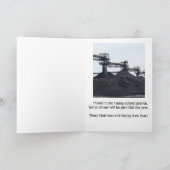 Kerstkaart -- stukken steenkoolbedankt aan Troef! Bedankkaart (Binnen)