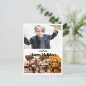 kerstkaart Teddy Bears Briefkaart - HAMbWG (Staand voorkant)