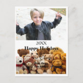kerstkaart Teddy Bears Briefkaart - HAMbWG (Voorkant)