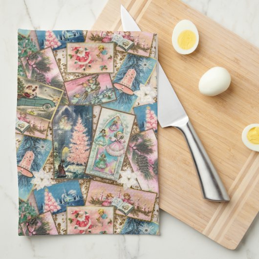  kerstKaart Theedoek (Quarter Fold)