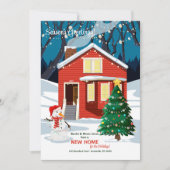 Kerstkaart 'Thuis voor de Feestdagen' (Voorkant)