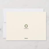 Kerstkaart 'Thuis voor de Feestdagen' (Achterkant)