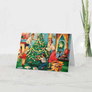 kerstkaart uit de Middeleeuwse eeuw Kaart