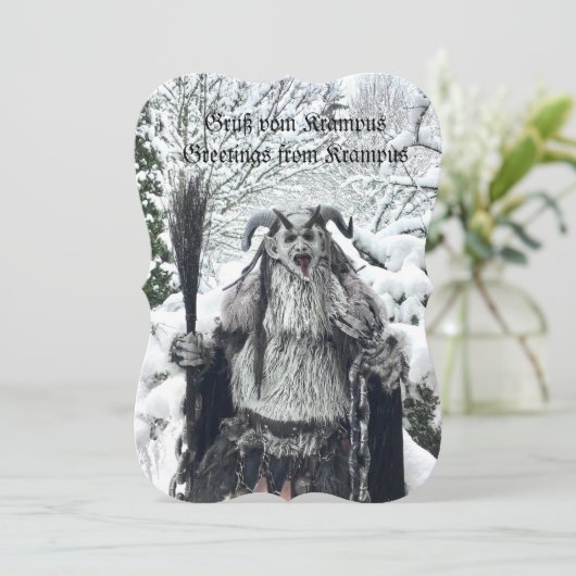 Kerstkaart uit de PNW (Staand voorkant)