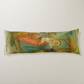 Kerstkaart uit het Edwardiaanse tijdperk Lichaamskussen (Achterkant)