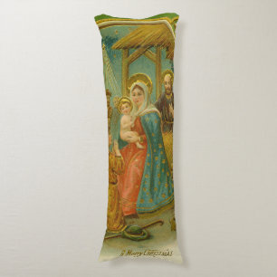 Kerstkaart uit het Edwardiaanse tijdperk Lichaamskussen