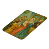 Kerstkaart uit het Edwardiaanse tijdperk Magneet (Linkerzijde)