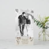 Kerstkaart uit het verleden (Staand voorkant)