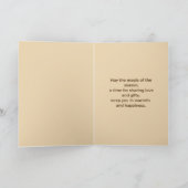 Kerstkaart uit het verleden feestdagen kaart (Binnen)