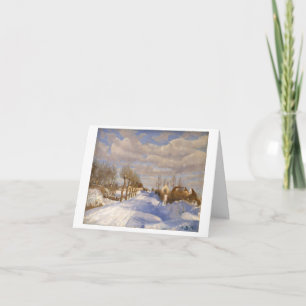 Kerstkaart uit het verleden feestdagen kaart