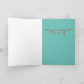 Kerstkaart uit het verleden feestdagen kaart (Binnen)