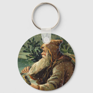 Kerstkaart uit het verleden, Sinterklaas en Kerstb Sleutelhanger
