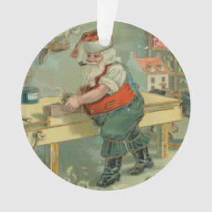 Kerstkaart uit het verleden - Sinterklaas in zijn Ornament