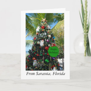 Kerstkaart uit Sarasota, Florida Feestdagen Kaart