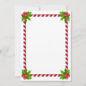 KERSTKAART UITNODIGEN KAART (Achterkant)