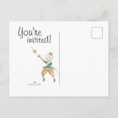 Kerstkaart uitnodiging Notenkraker (Achterkant)