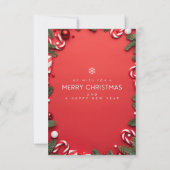 Kerstkaart uitnodigingen (Achterkant)