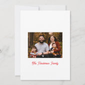 Kerstkaart Vakantie 2024 Kaart (Achterkant)