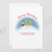 Kerstkaart Vakantie 2024 Kaart (Voorkant / Achterkant)