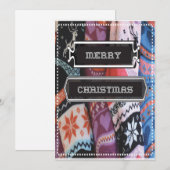 Kerstkaart Vakantiesok Brei Trui Steek (Voorkant / Achterkant)