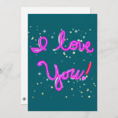 Kerstkaart valentijn  (Voorkant / Achterkant)