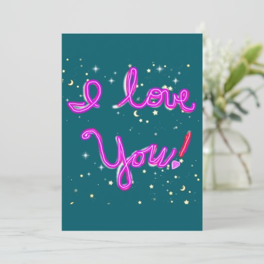 Kerstkaart valentijn  (Staand voorkant)