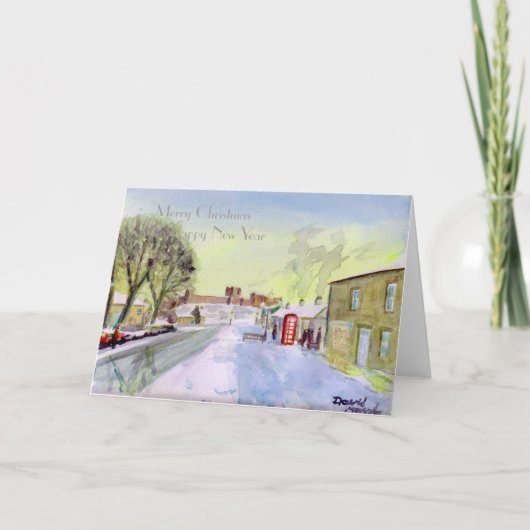 Kerstkaart van Bamburgh Feestdagen Kaart (Voorkant)