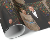 Kerstkaart van de Amerikaanse president George Bus Cadeaupapier (Rol Hoek)