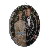 Kerstkaart van de Amerikaanse president George Bus Dartbord (Voorkant Links)