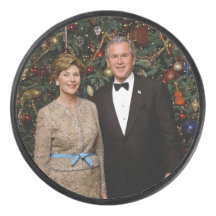 Kerstkaart van de Amerikaanse president George Bus