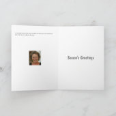 Kerstkaart van de Bomen van de Cluster van de ster Feestdagen Kaart (Binnen)