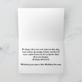 Kerstkaart van de Doopvont van de Herinnering van Feestdagen Kaart (Binnen)