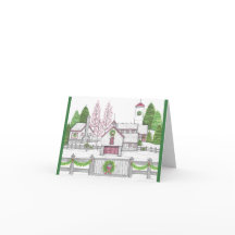 Kerstkaart van de gezinsboerderij